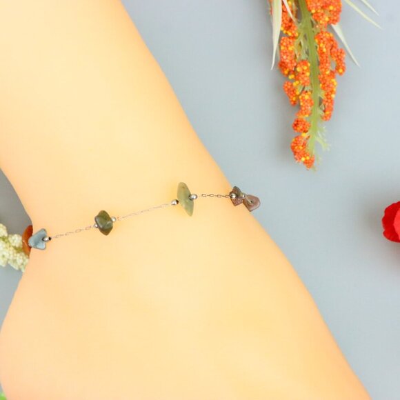 Handmade Anklet – A Stylish Choice for Women, Thoughtful Gift Idea, EVCH1022 - Picture 6 of 8